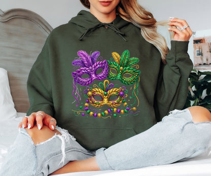 Mardi Gras Hoodie – Festival Style Pullover