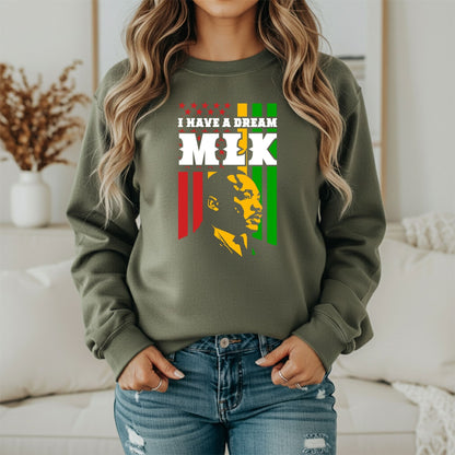 Martin Luther King Jr. Dream of Unity Sweatshirt – Iconic Rights Design