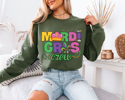 Mardi Gras Season Favorite Cozy Sweatshirt
