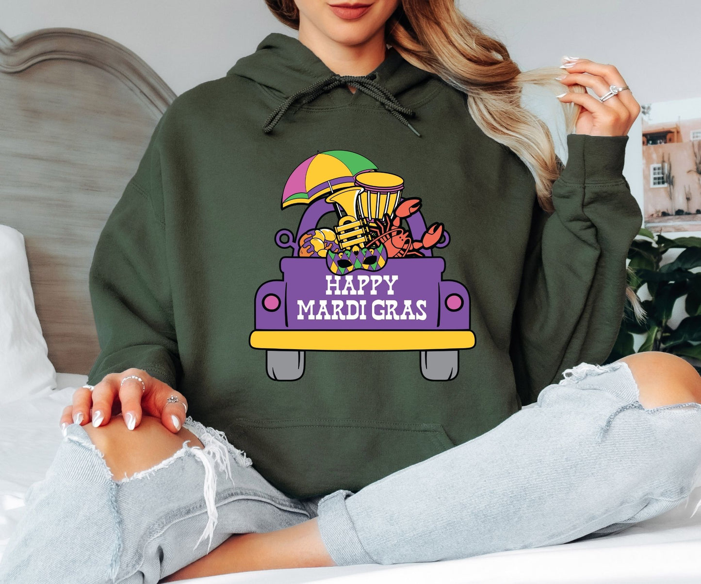 Mardi Gras Hoodie – Fat Tuesday Ready Look