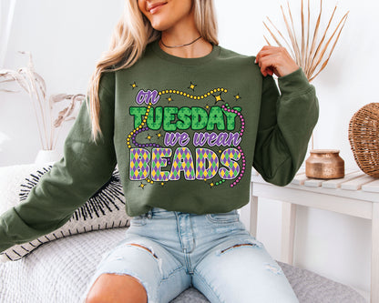 Mardi Gras Celebration Wear Sweatshirt