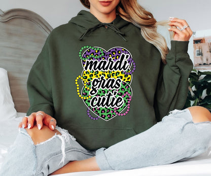 Mardi Gras Hoodie – Classic Carnival Colors Design