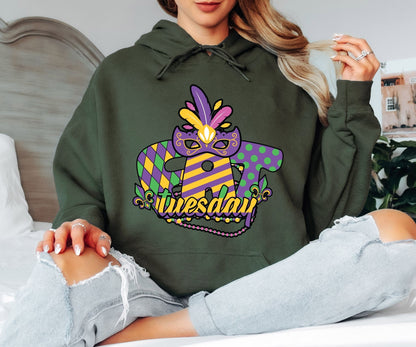 Mardi Gras Hoodie – Carnival Graphic Hoodie