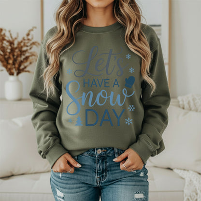 Snowy Days Sweatshirt – Winter Season Cozy Graphic