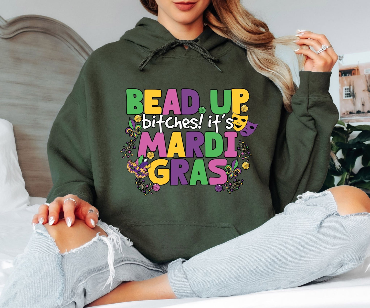 Mardi Gras Hoodie – Festival Lover Gift Idea