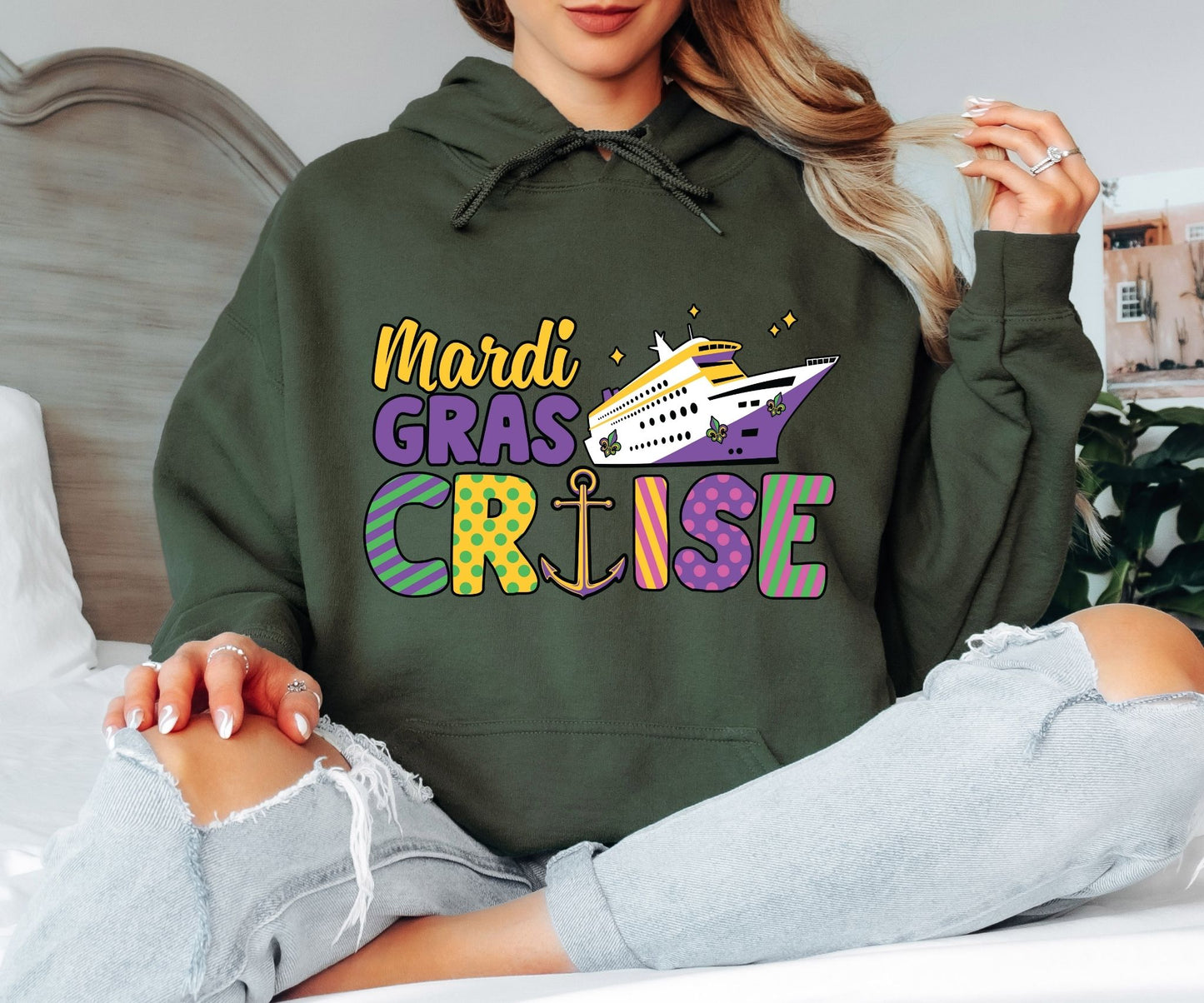 Mardi Gras Hoodie – Streetwear Festival Style