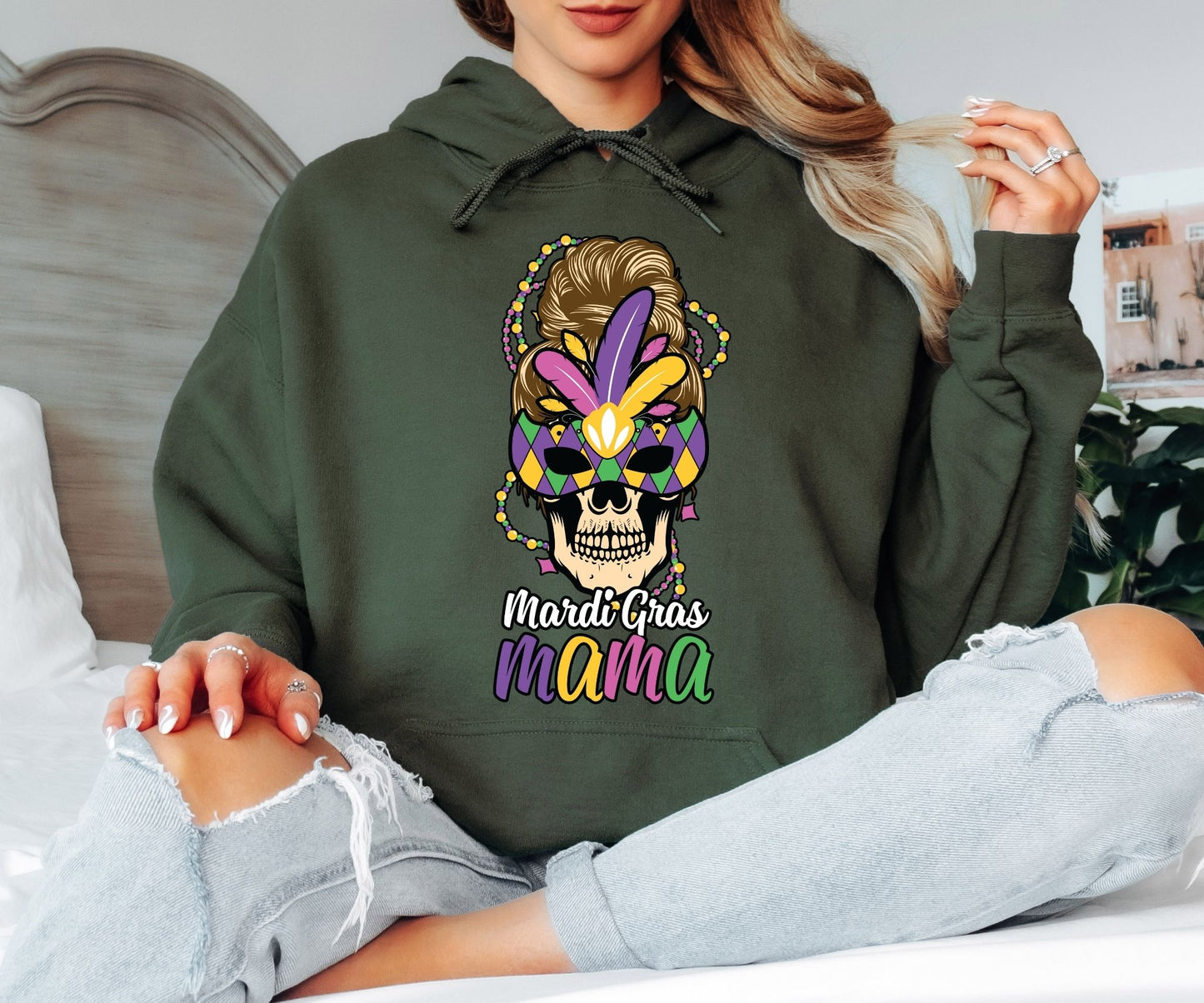 Mardi Gras Hoodie – Unisex Carnival Pullover