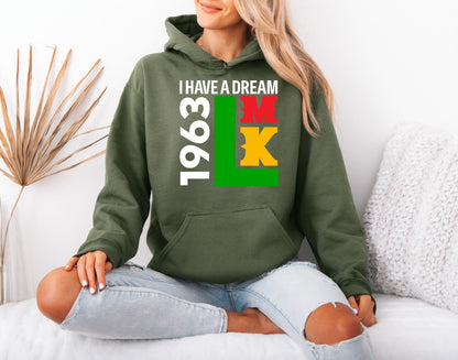 MLK Inspirational Quote Hoodie – Civil Rights Legacy