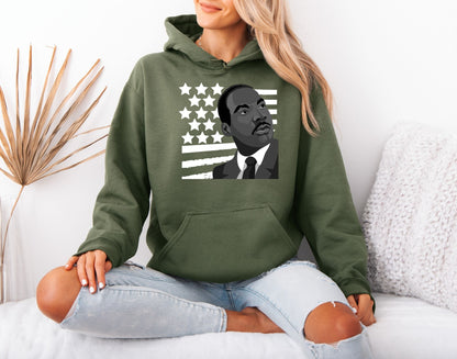 MLK Dream Message Hoodie – Civil Rights Inspired Apparel