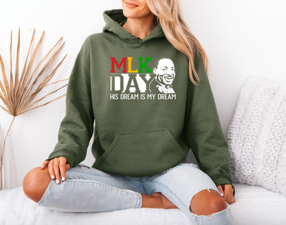 MLK Hope and Peace Hoodie – Inspirational Graphic Hoodie