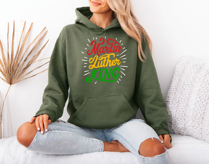 Martin Luther King Jr. Historic Leader Hoodie – Equality Message