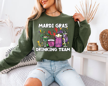 Mardi Gras Festival Mood Crewneck