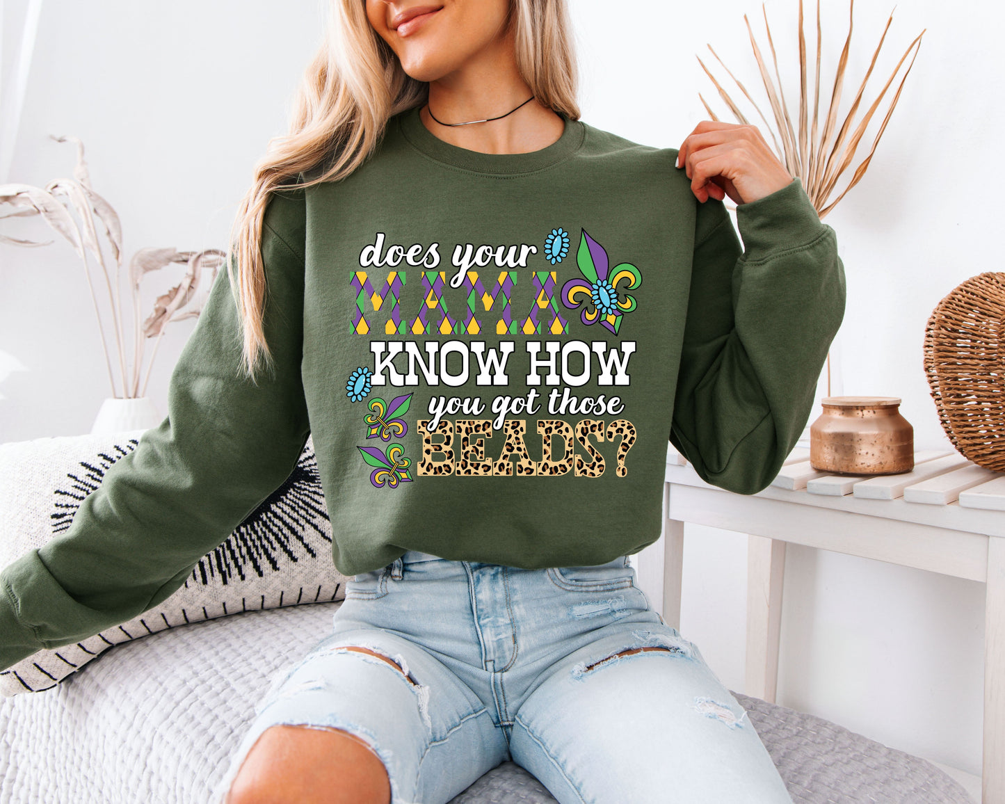 Parade & Party Mardi Gras Sweatshirt