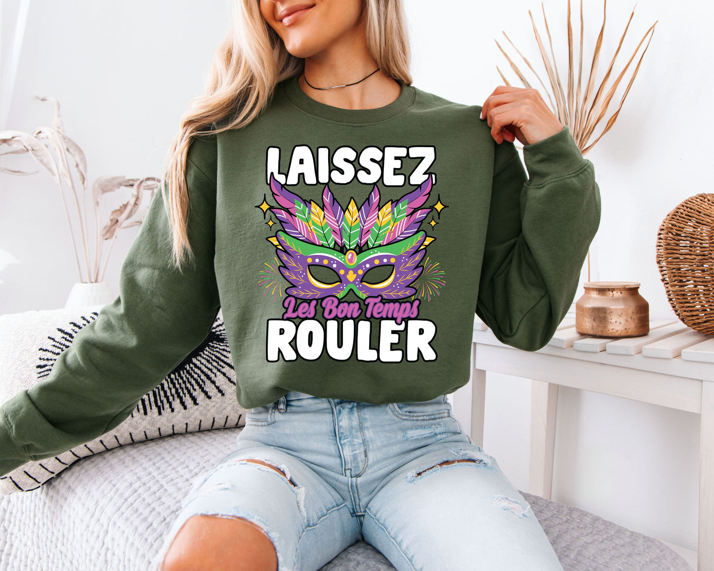 Carnival Nights Mardi Gras Sweatshirt