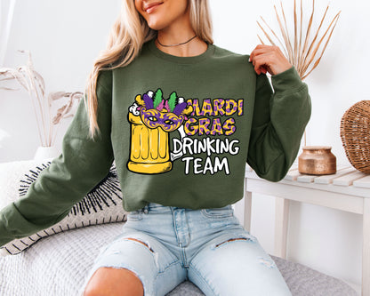 Mardi Gras Inspired Festival Crewneck