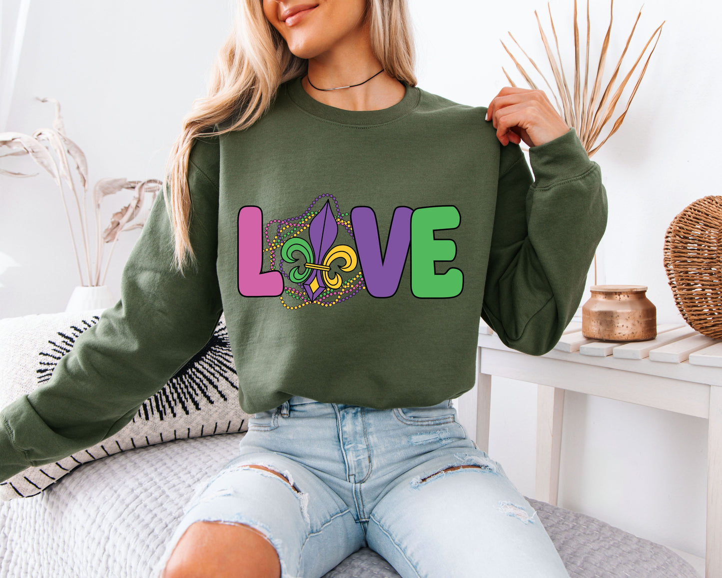 Classic Carnival Mardi Gras Sweatshirt