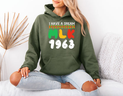 MLK Equality Quote Hoodie – Freedom & Justice Graphic Unisex