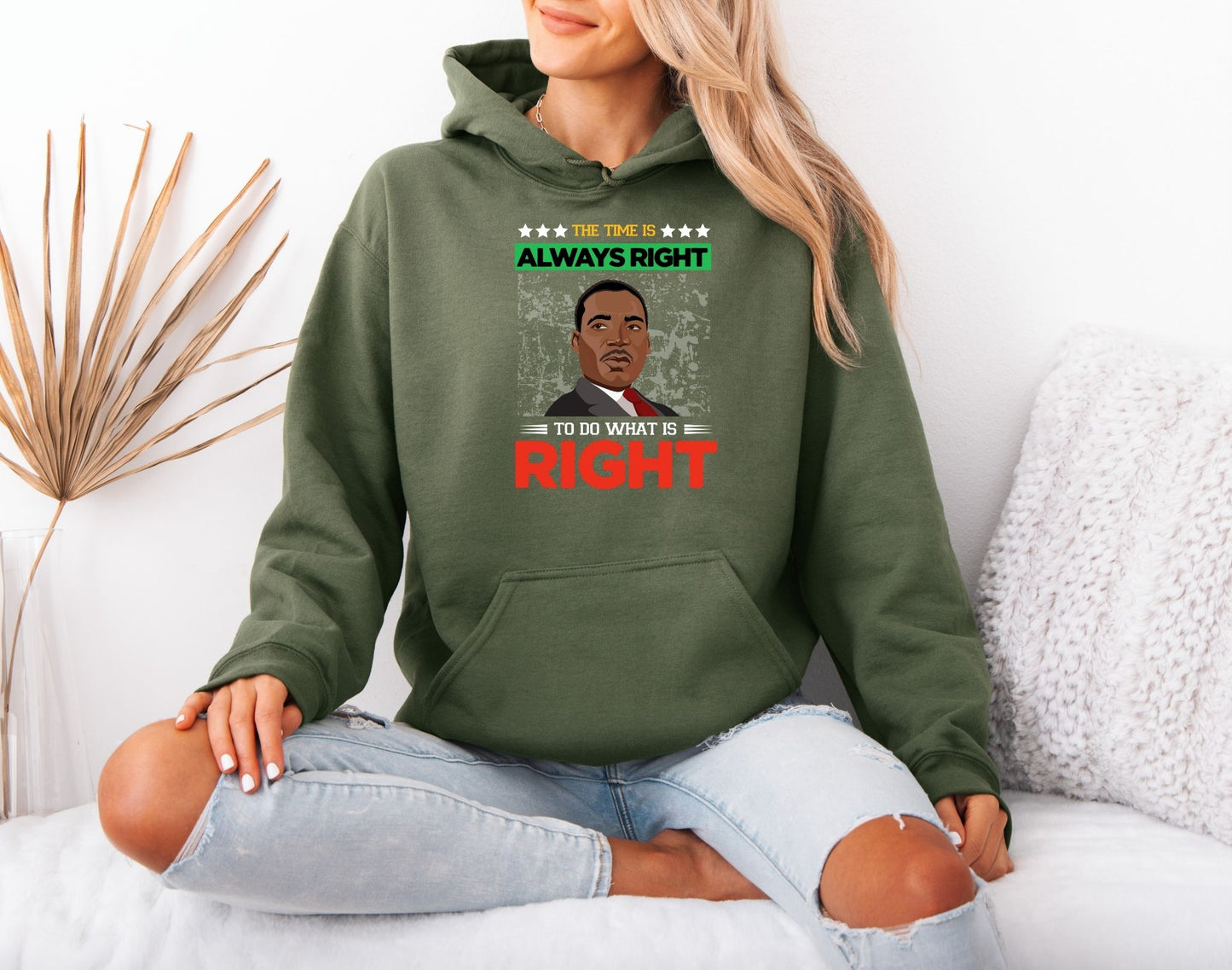 Martin Luther King Jr. Legacy Hoodie – Peace and Unity Design