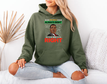 Martin Luther King Jr. Legacy Hoodie – Peace and Unity Design