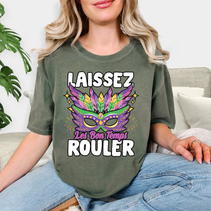 Fat Tuesday Shirt with Mardi Gras Design