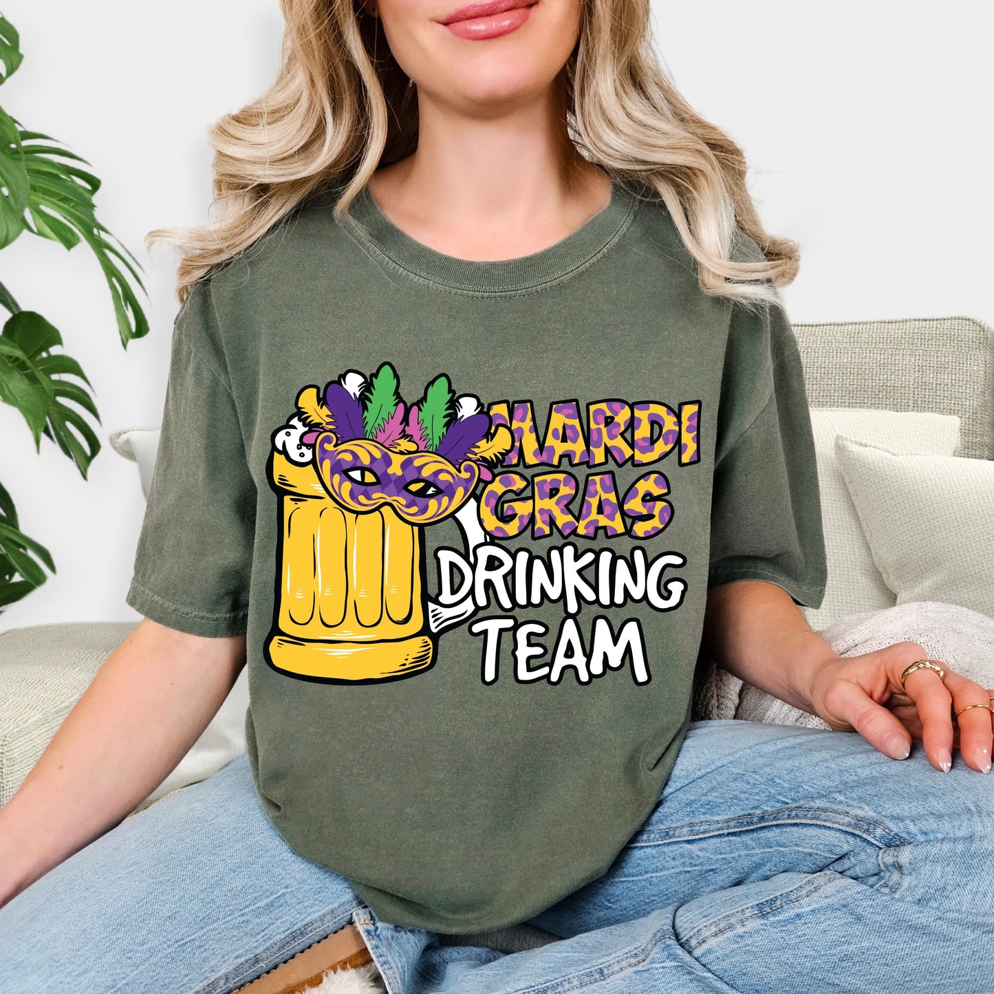 Festival Carnival Tee Shirt, Mardi Gras Theme