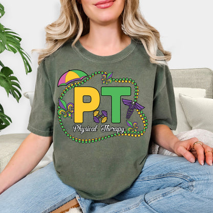 Colorful Carnival Tee, Mardi Gras Celebration