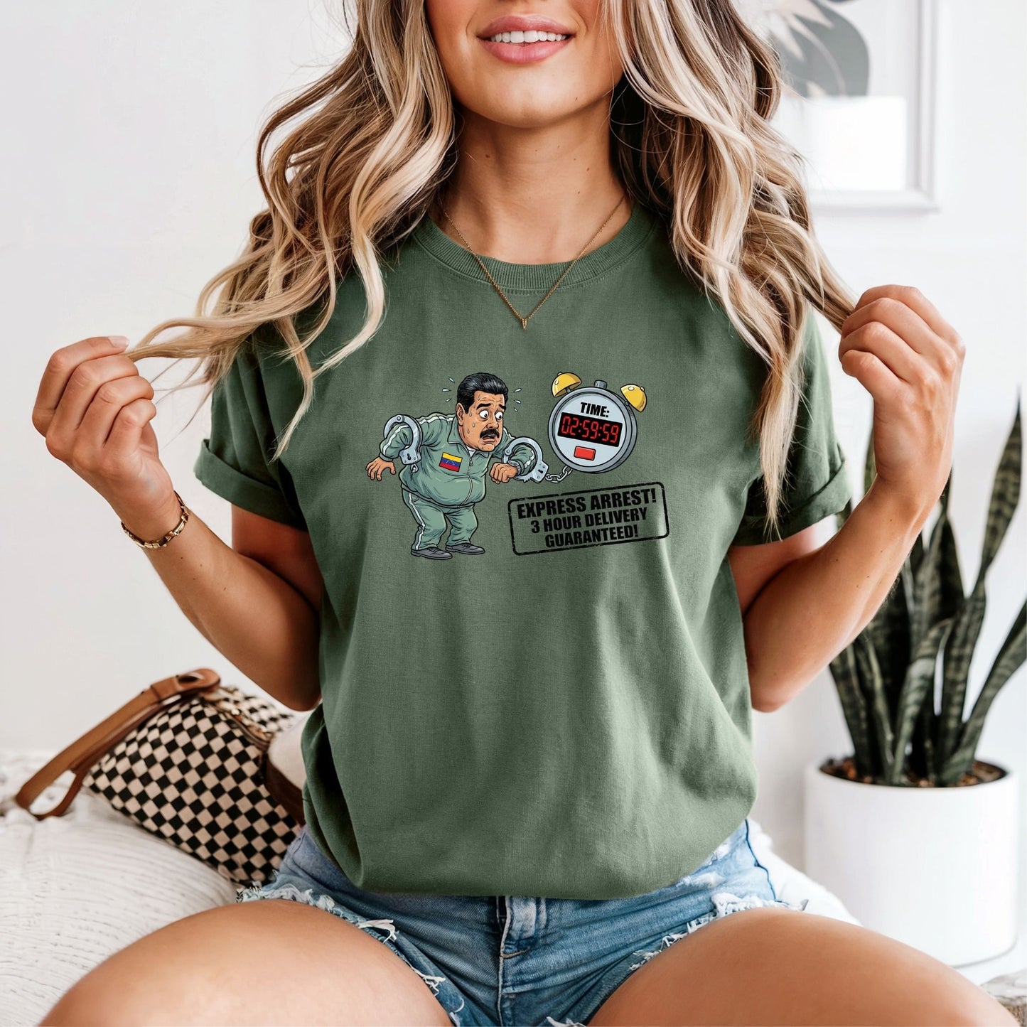 Justice for Venezuela Design – Maduro Arrest Political Graphic