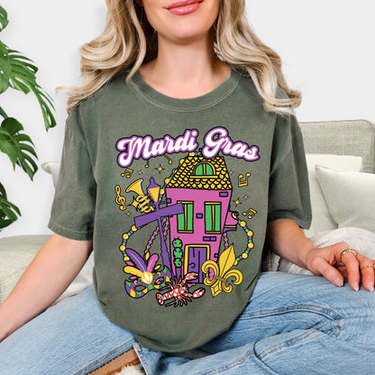 Festival Style Shirt for Mardi Gras