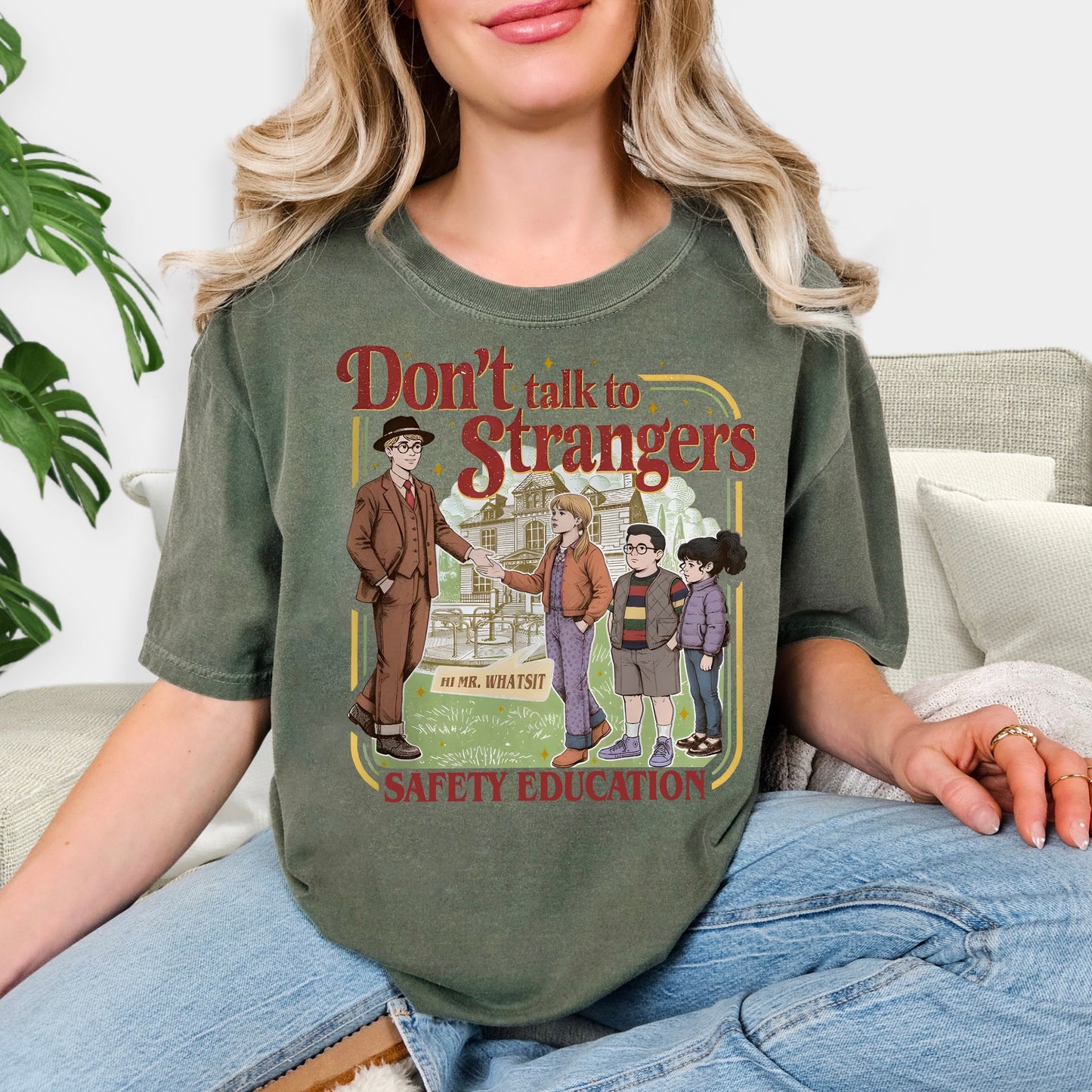 Don’t Talk to Strangers T-Shirt – Safety Education Awareness Design | Unisex