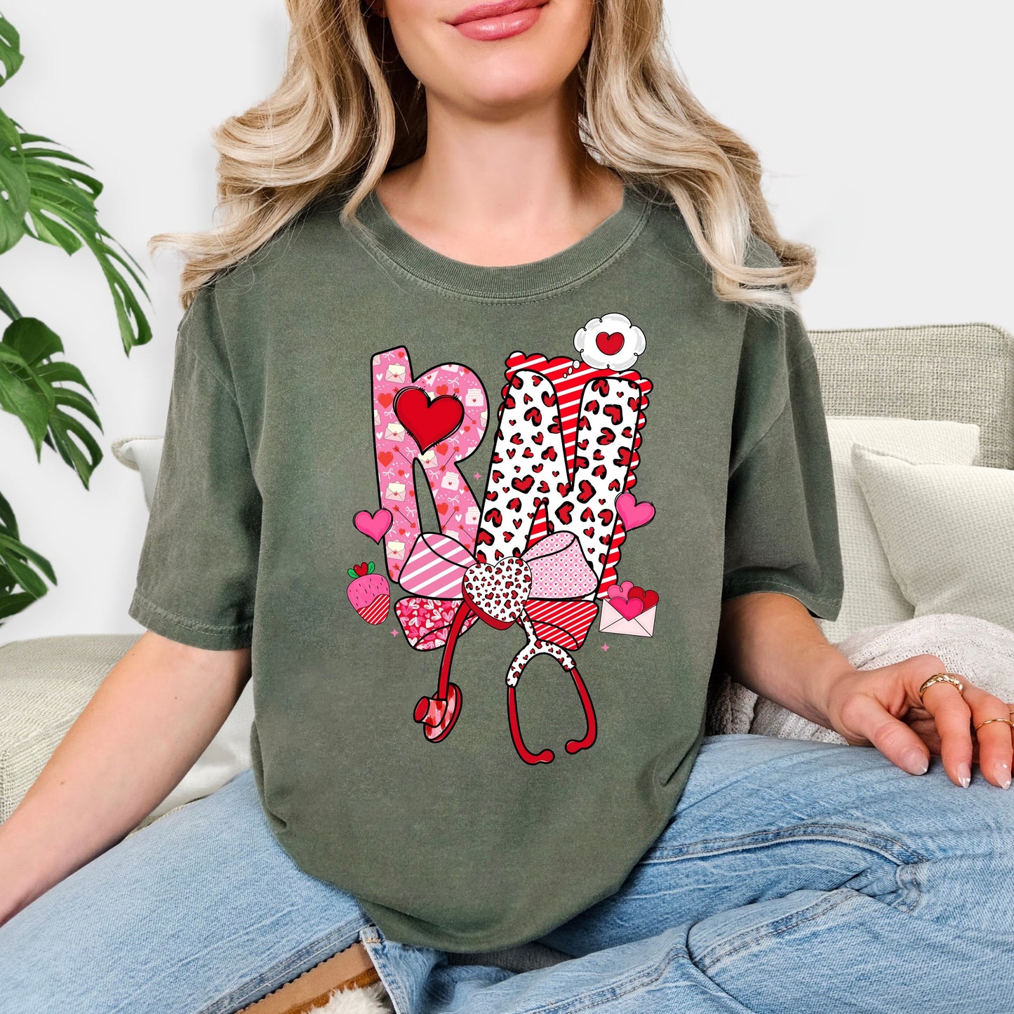 Valentine’s Day Sweet Love T-Shirt – Heart Theme Apparel