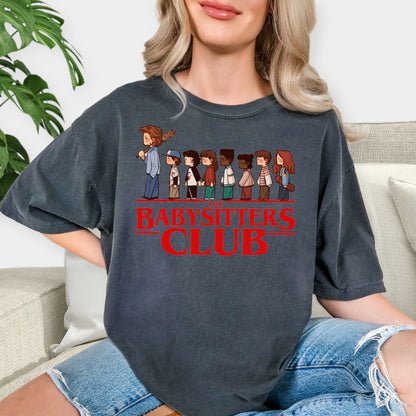 The Babysitters Club Shirt - Cute Hawkins Crew T-Shirt, Chibi Friends Group Tee, Retro 80s Fan Gift, Steve and the Kids Sweatshirt