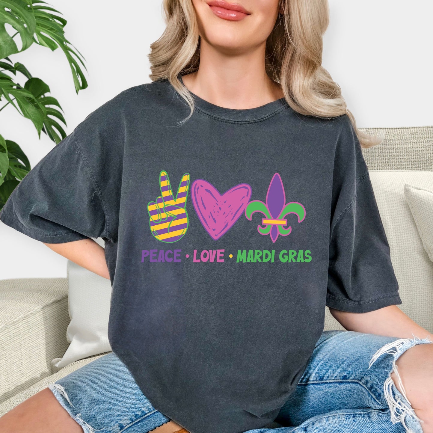 Carnival Vibes Tee, Mardi Gras Inspired Shirt
