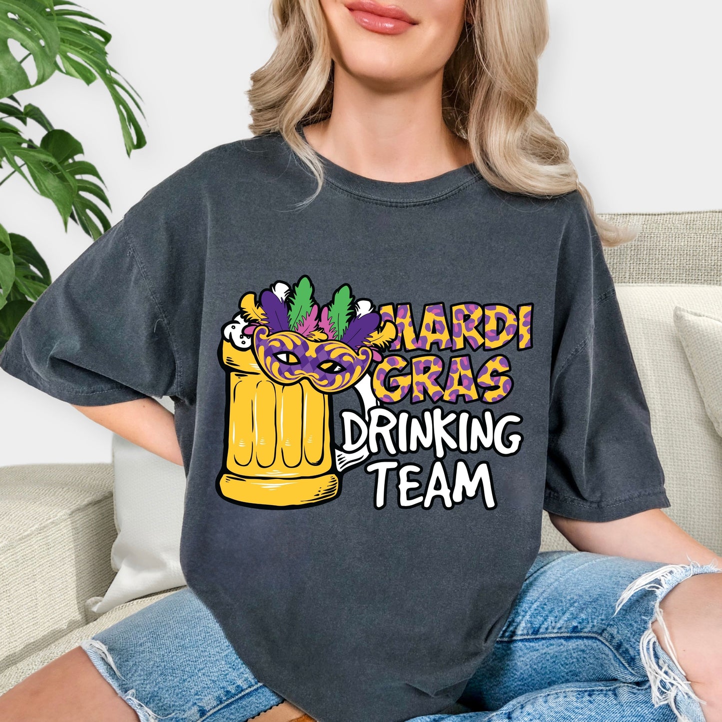 Festival Carnival Tee Shirt, Mardi Gras Theme