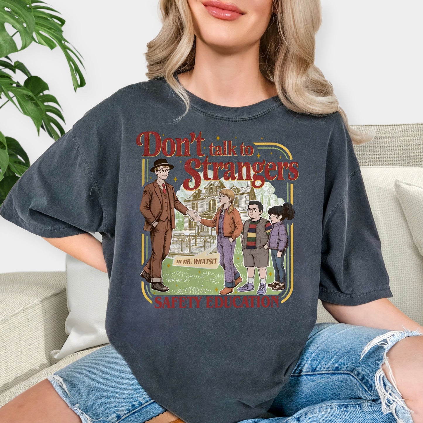 Don’t Talk to Strangers T-Shirt – Safety Education Awareness Design | Unisex