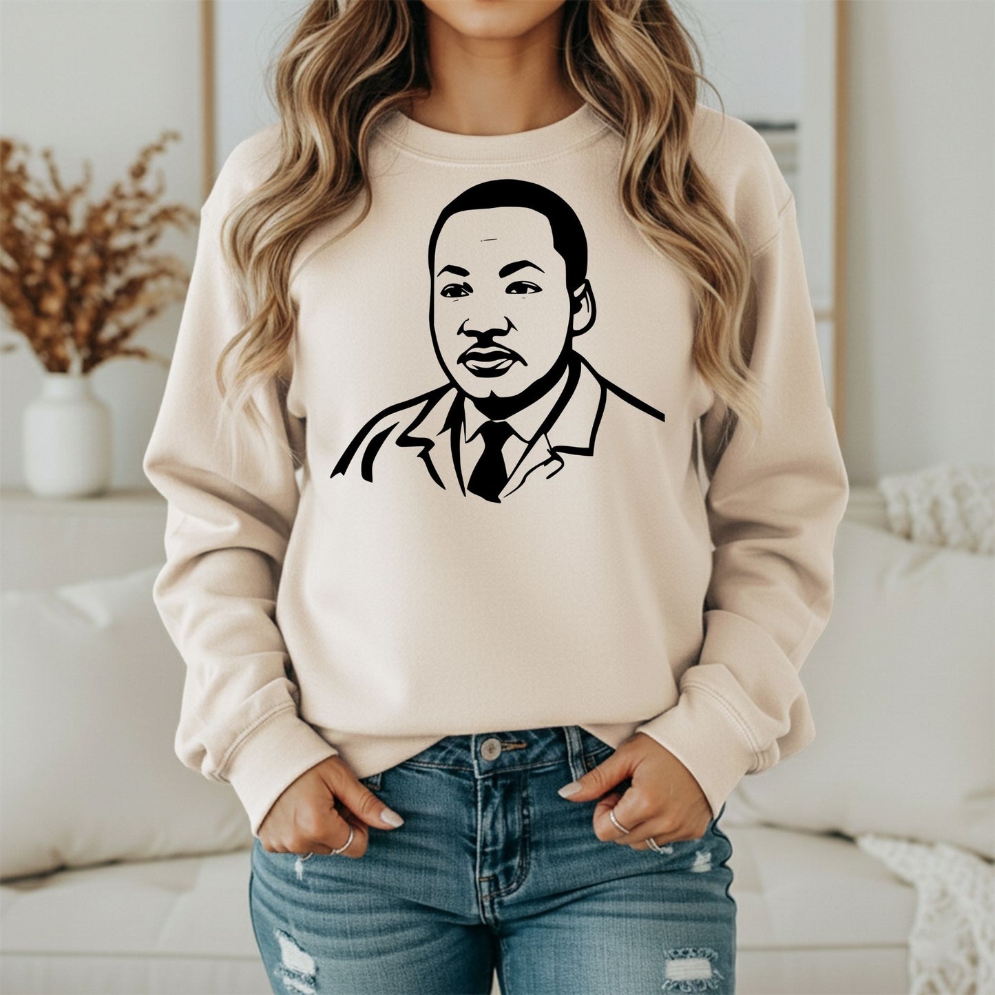 MLK Equality Quote Sweatshirt – Freedom & Justice Graphic Unisex