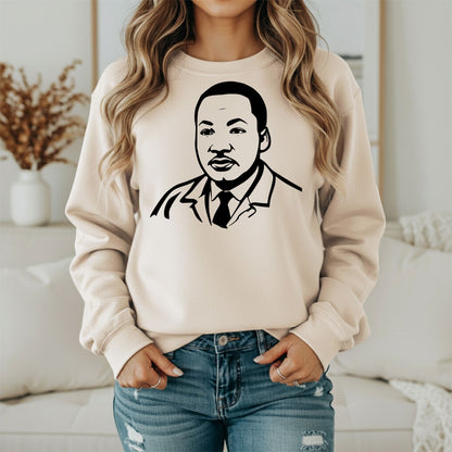 MLK Equality Quote Sweatshirt – Freedom & Justice Graphic Unisex