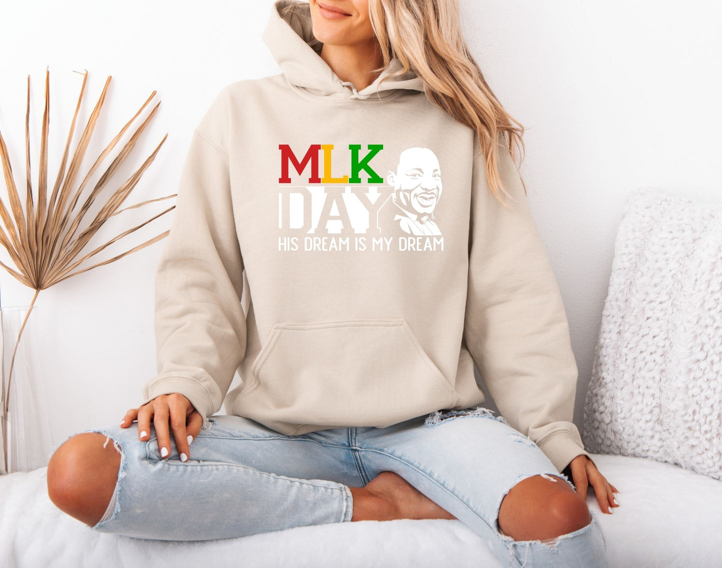 MLK Hope and Peace Hoodie – Inspirational Graphic Hoodie