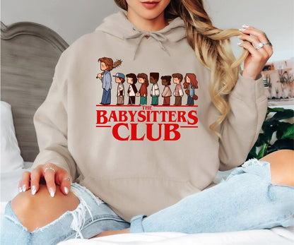 The Babysitters Club Hoodie, Retro Book Series Inspired Graphic Hoodie, Cozy Unisex Pullover