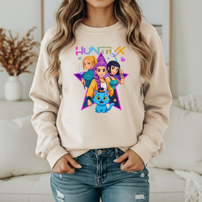 K-Pop Street Style Sweatshirt – Minimal Idol Aesthetic Design