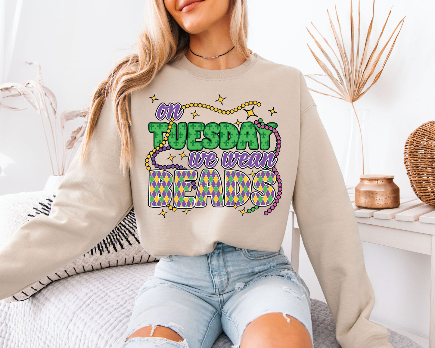 Mardi Gras Celebration Wear Sweatshirt
