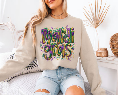 Celebration Season Parade Mardi Gras Sweatshirt