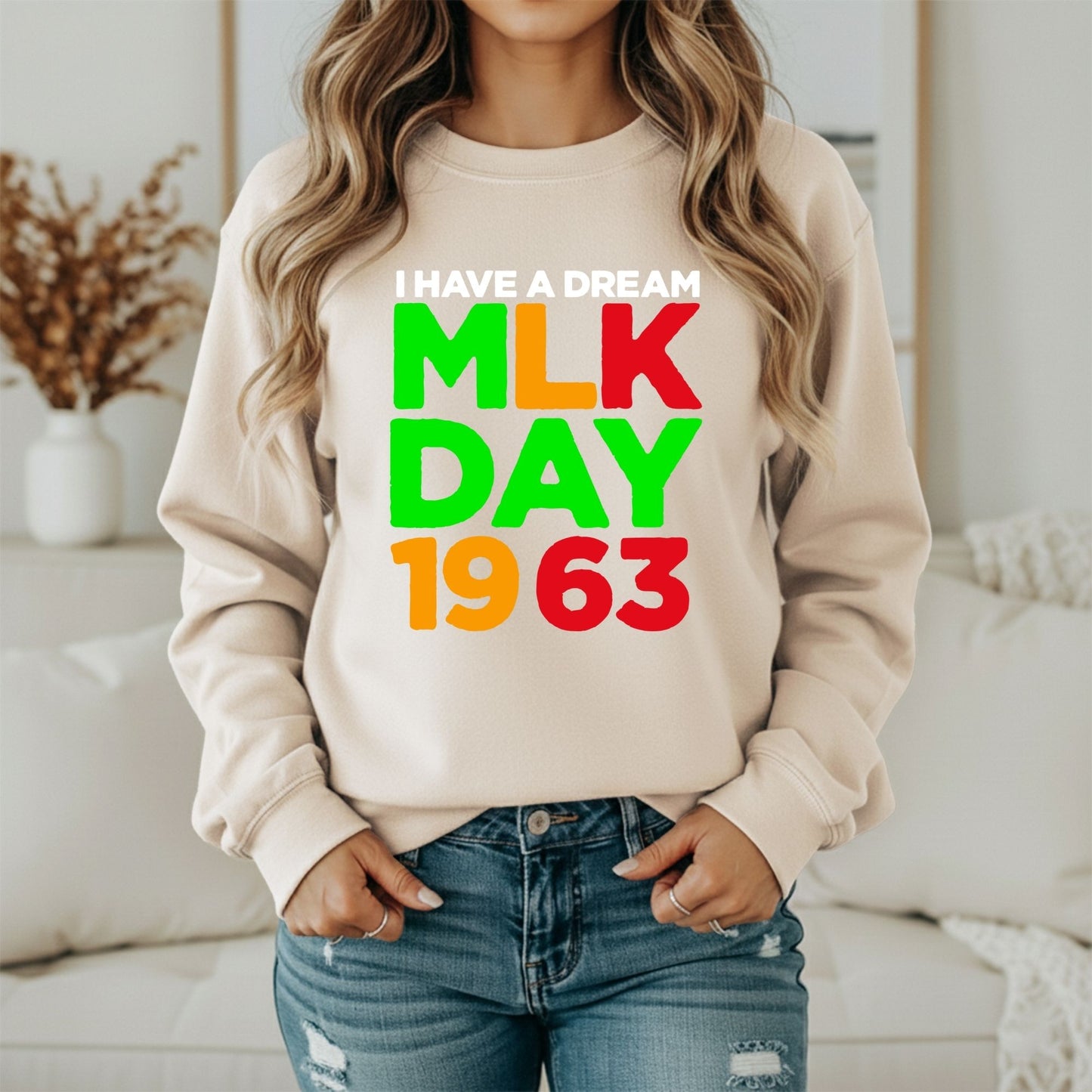 MLK Peace & Equality Sweatshirt – Civil Rights Graphic