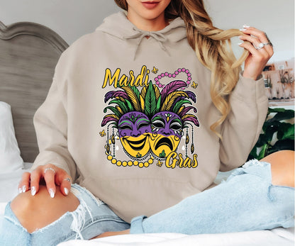 Mardi Gras Party Hoodie – Fat Tuesday Pullover