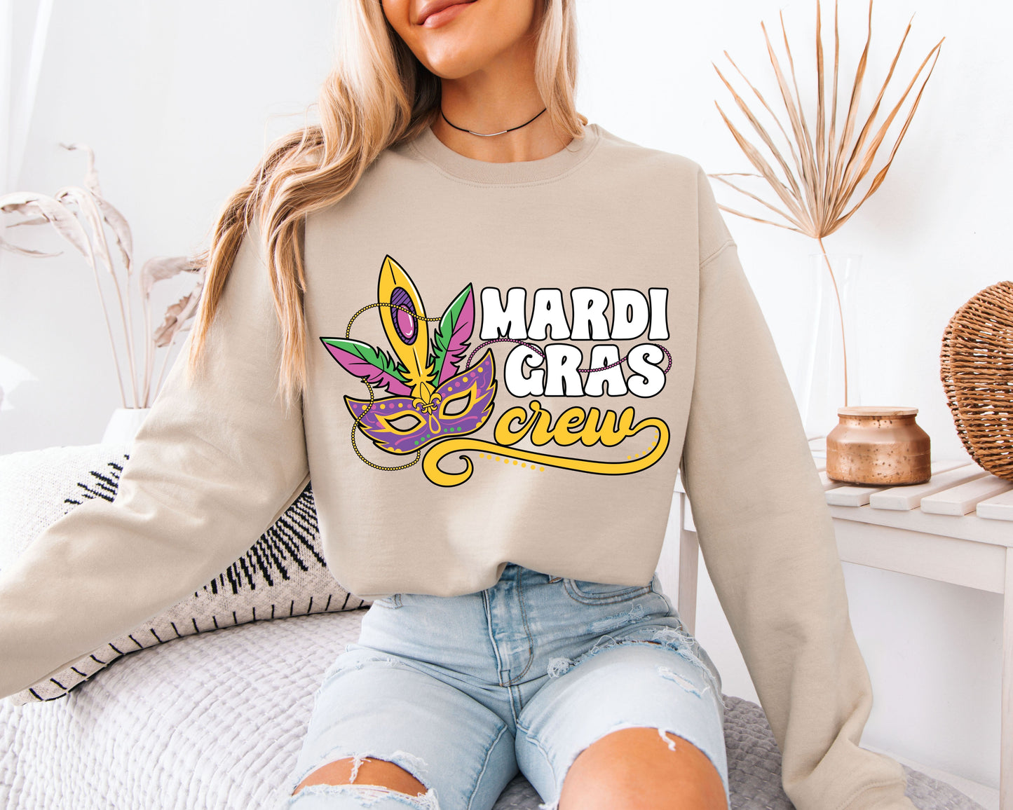 Carnival Spirit Mardi Gras Sweatshirt