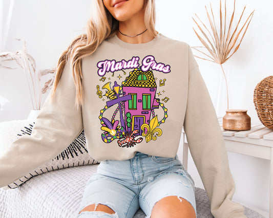 Festival Lover Mardi Gras Sweatshirt