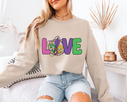 Classic Carnival Mardi Gras Sweatshirt