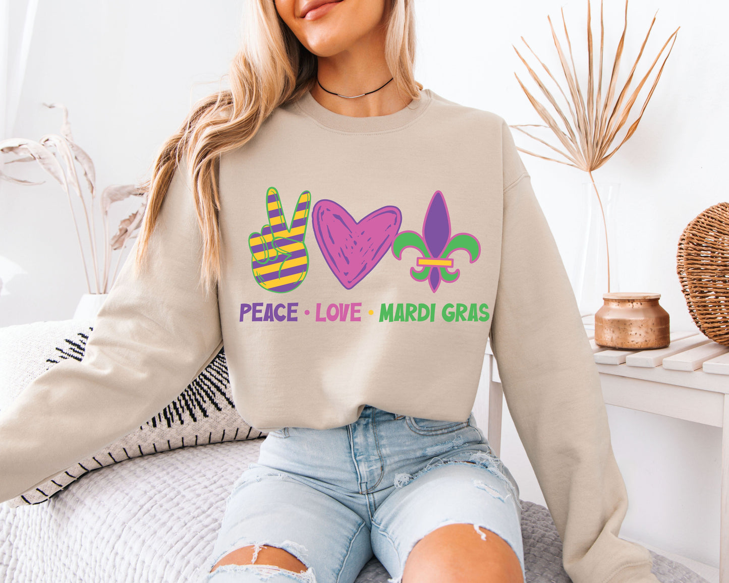Parade Day Mardi Gras Sweatshirt