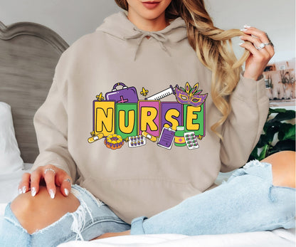 Mardi Gras Hoodie – Let the Good Times Roll Quote