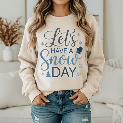 Snowy Days Sweatshirt – Winter Season Cozy Graphic