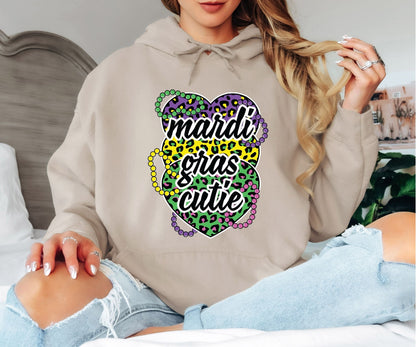 Mardi Gras Hoodie – Classic Carnival Colors Design